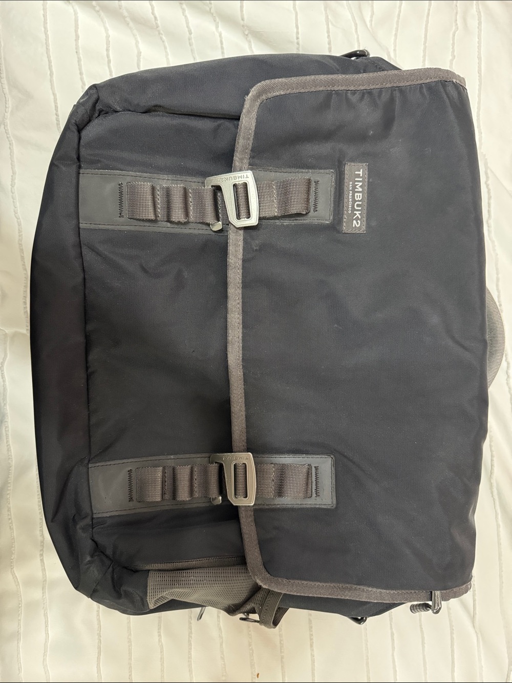 Timbuk2 Black and Gray Messenger Bag